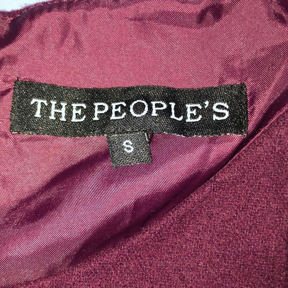 a plum long sleeve crop top - Picture 3 of 4